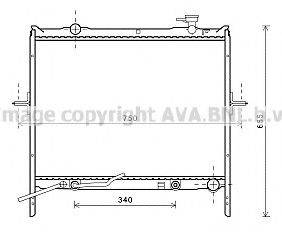 AVA QUALITY COOLING KA2179 Радіатор, охолодження двигуна