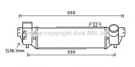 AVA QUALITY COOLING KA4209 Інтеркулер