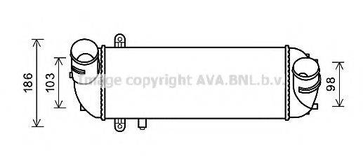 AVA QUALITY COOLING KA4212 Інтеркулер