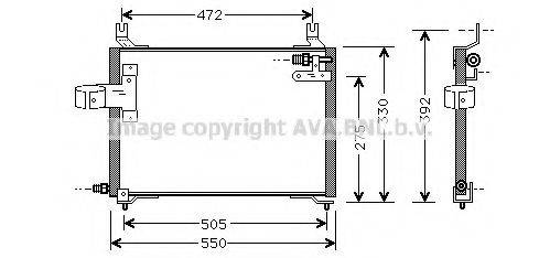 AVA QUALITY COOLING KA5006 Конденсатор, кондиціонер