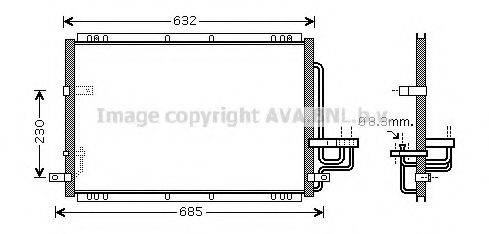 AVA QUALITY COOLING KA5092 Конденсатор, кондиціонер