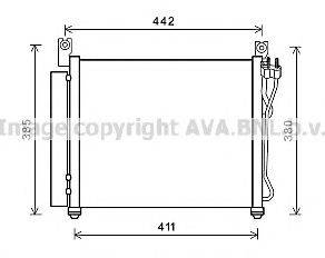 AVA QUALITY COOLING KA5158 Конденсатор, кондиціонер