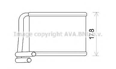 AVA QUALITY COOLING KA6222 Теплообмінник, опалення салону