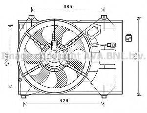 AVA QUALITY COOLING KA7533 Вентилятор, охолодження двигуна