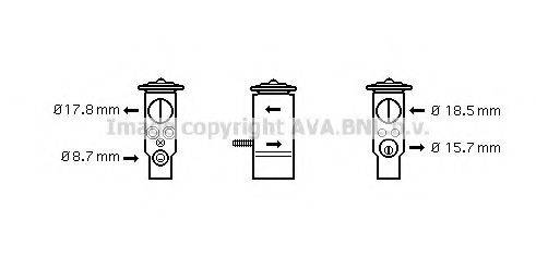 AVA QUALITY COOLING MC1005 Розширювальний клапан, кондиціонер