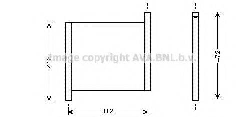 AVA QUALITY COOLING MC2002 Радіатор, охолодження двигуна