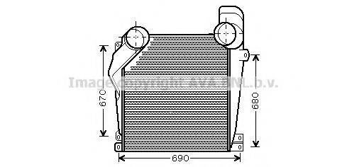 AVA QUALITY COOLING ME4226 Інтеркулер