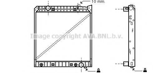 AVA QUALITY COOLING MEA2148 Радіатор, охолодження двигуна