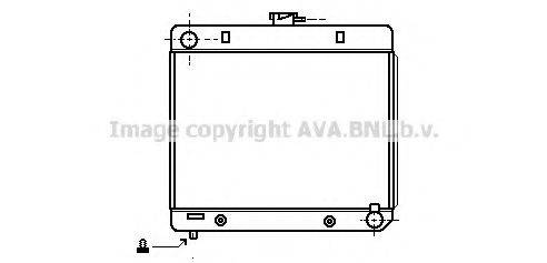 AVA QUALITY COOLING MS2028 Радіатор, охолодження двигуна