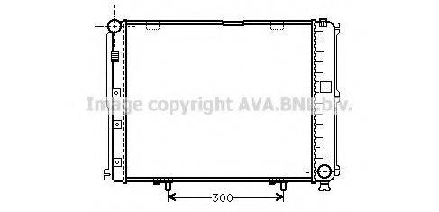 AVA QUALITY COOLING MS2035 Радіатор, охолодження двигуна