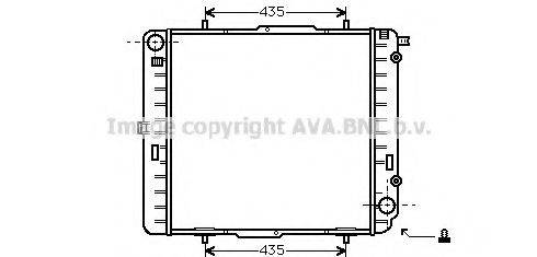 AVA QUALITY COOLING MS2037 Радіатор, охолодження двигуна