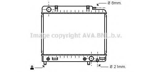 AVA QUALITY COOLING MS2041 Радіатор, охолодження двигуна