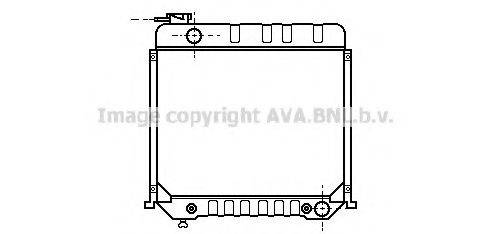 AVA QUALITY COOLING MS2058 Радіатор, охолодження двигуна