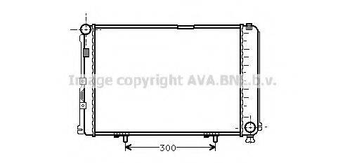 AVA QUALITY COOLING MS2067 Радіатор, охолодження двигуна