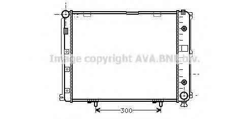 AVA QUALITY COOLING MS2068 Радіатор, охолодження двигуна