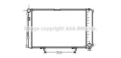 AVA QUALITY COOLING MS2078 Радіатор, охолодження двигуна