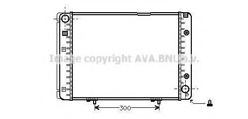 AVA QUALITY COOLING MS2082 Радіатор, охолодження двигуна