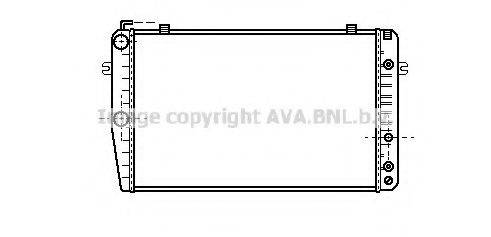 AVA QUALITY COOLING MS2088 Радіатор, охолодження двигуна