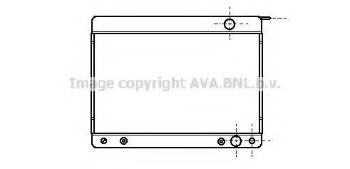 AVA QUALITY COOLING MS2089 Радіатор, охолодження двигуна