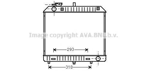 AVA QUALITY COOLING MS2127 Радіатор, охолодження двигуна