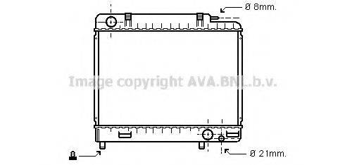 AVA QUALITY COOLING MS2163 Радіатор, охолодження двигуна