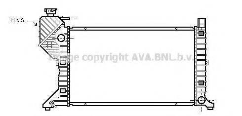 AVA QUALITY COOLING MS2183 Радіатор, охолодження двигуна