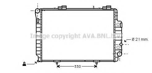 AVA QUALITY COOLING MS2230 Радіатор, охолодження двигуна