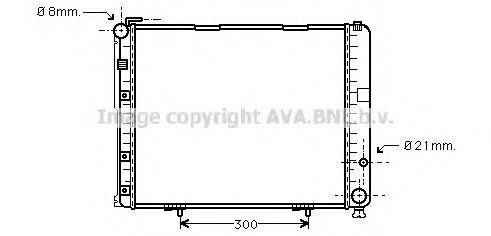 AVA QUALITY COOLING MS2236 Радіатор, охолодження двигуна