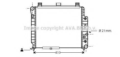 AVA QUALITY COOLING MS2238 Радіатор, охолодження двигуна