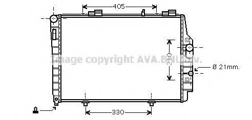 AVA QUALITY COOLING MS2337 Радіатор, охолодження двигуна