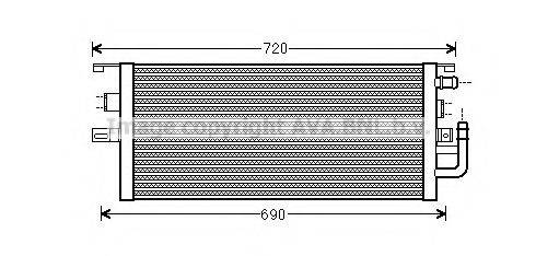 AVA QUALITY COOLING MS2479 Радіатор, охолодження двигуна