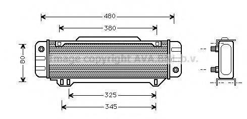 AVA QUALITY COOLING MS3012 масляний радіатор, моторне масло