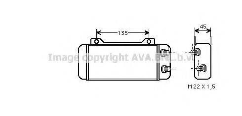 AVA QUALITY COOLING MS3123 масляний радіатор, моторне масло