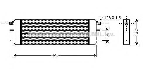 AVA QUALITY COOLING MS3139 масляний радіатор, моторне масло