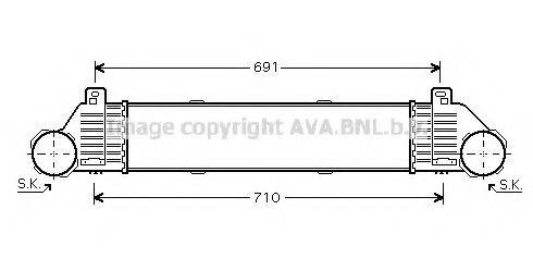 AVA QUALITY COOLING MS4353 Інтеркулер