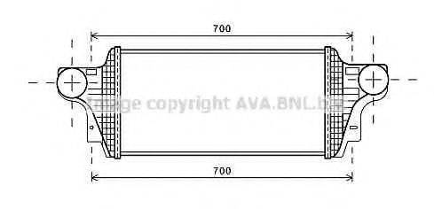 AVA QUALITY COOLING MS4549 Інтеркулер