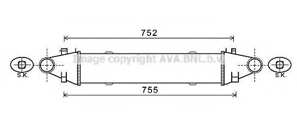 AVA QUALITY COOLING MS4556 Інтеркулер