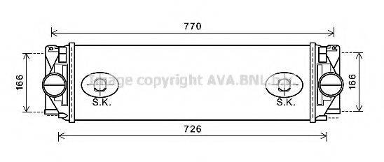 AVA QUALITY COOLING MS4582 Інтеркулер