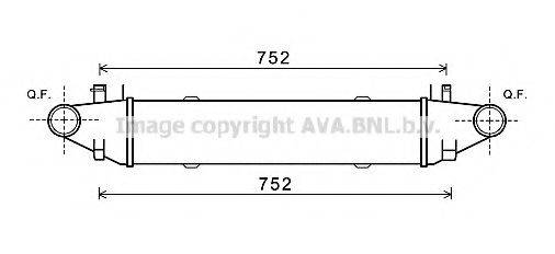 AVA QUALITY COOLING MS4596 Інтеркулер