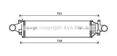 AVA QUALITY COOLING MS4659 Інтеркулер