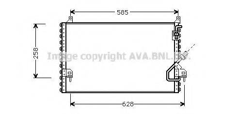 AVA QUALITY COOLING MS5196 Конденсатор, кондиціонер