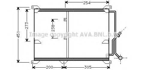 AVA QUALITY COOLING MS5197 Конденсатор, кондиціонер