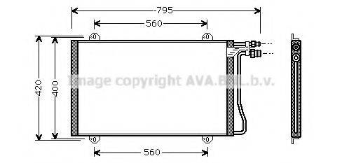 AVA QUALITY COOLING MS5219 Конденсатор, кондиціонер