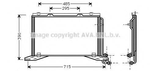 AVA QUALITY COOLING MS5222 Конденсатор, кондиціонер