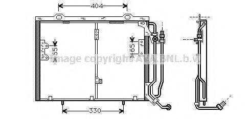 AVA QUALITY COOLING MS5245 Конденсатор, кондиціонер