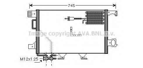 AVA QUALITY COOLING MS5361 Конденсатор, кондиціонер