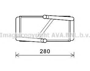 AVA QUALITY COOLING MS6594 Теплообмінник, опалення салону