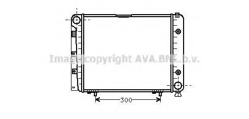 AVA QUALITY COOLING MSA2066 Радіатор, охолодження двигуна