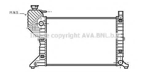 AVA QUALITY COOLING MSA2181 Радіатор, охолодження двигуна