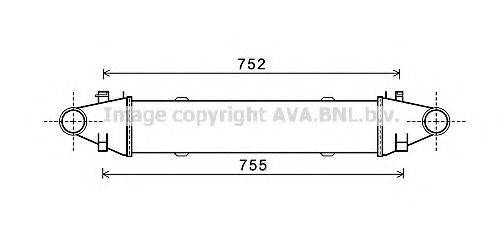 AVA QUALITY COOLING MSA4525 Інтеркулер